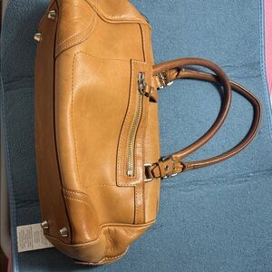 Coach Tan Leather Satchel